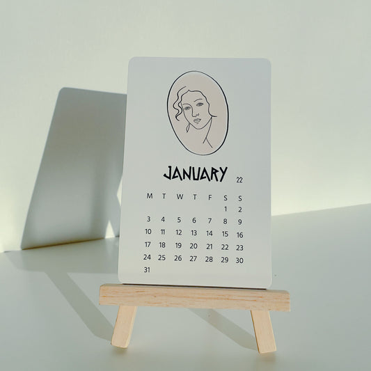 Athens Desk Calendar. Limited edition desk calendar. Dubai | Sharjah | Mellow | Buy now on MellowOfficial.com