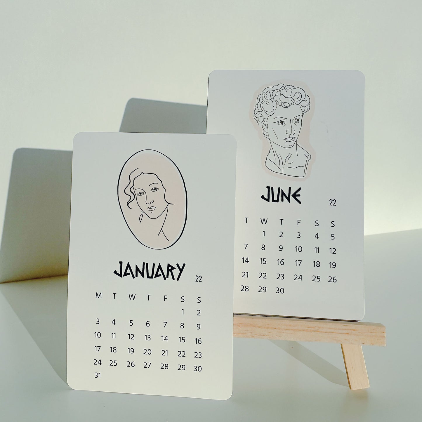 Athens Desk Calendar. Limited edition desk calendar. Dubai | Sharjah | Mellow | Buy now on MellowOfficial.com