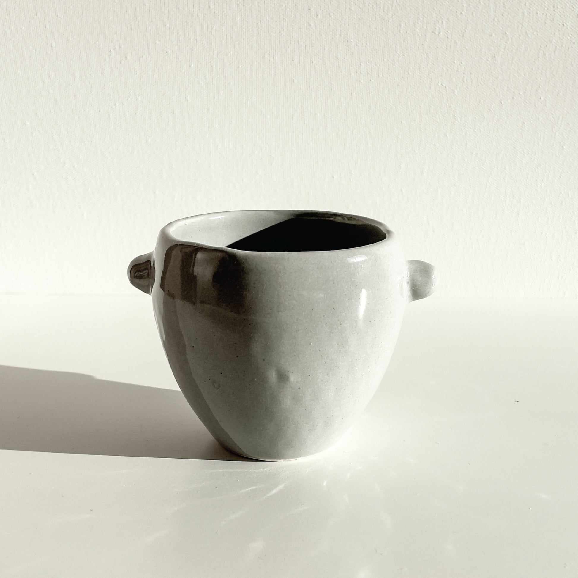 Gaia Ceramic Mug – Grey. Limited edition handcrafted ceramic mug. Dubai | Sharjah | Mellow | Buy now on MellowOfficial.com